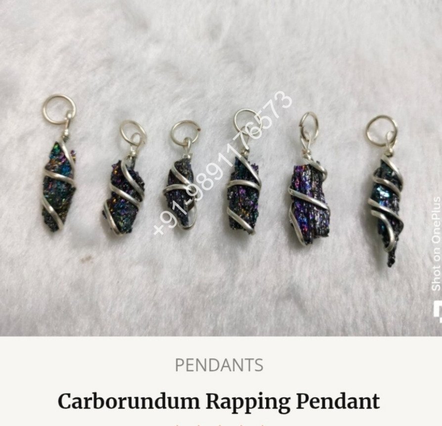 CARBORUNDUM  RAPPING PENDANT